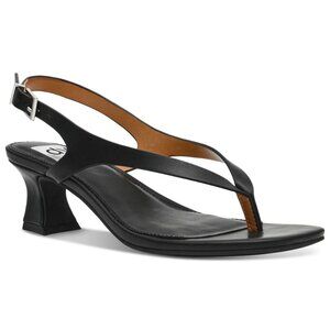 Dv Dolce Vita Women's Birdie Ankle-Strap Thong Heeled Dress Sandals - Black